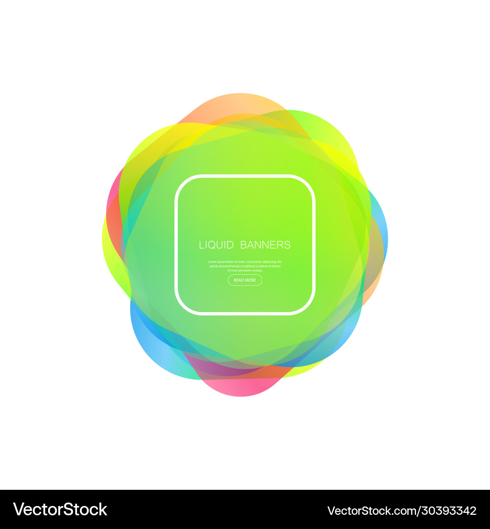 Abstract colorful circle dynamic splash liquid Abstract colorful circle dynamic splash liquid vector image