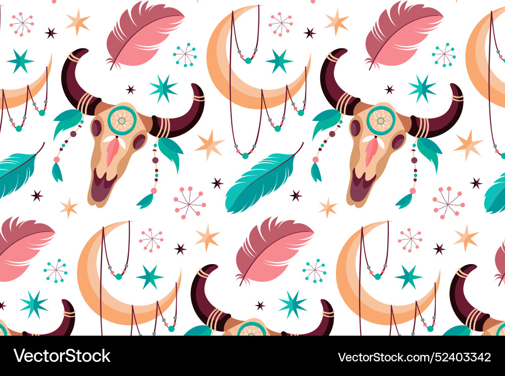 Boho pattern design Vector Image