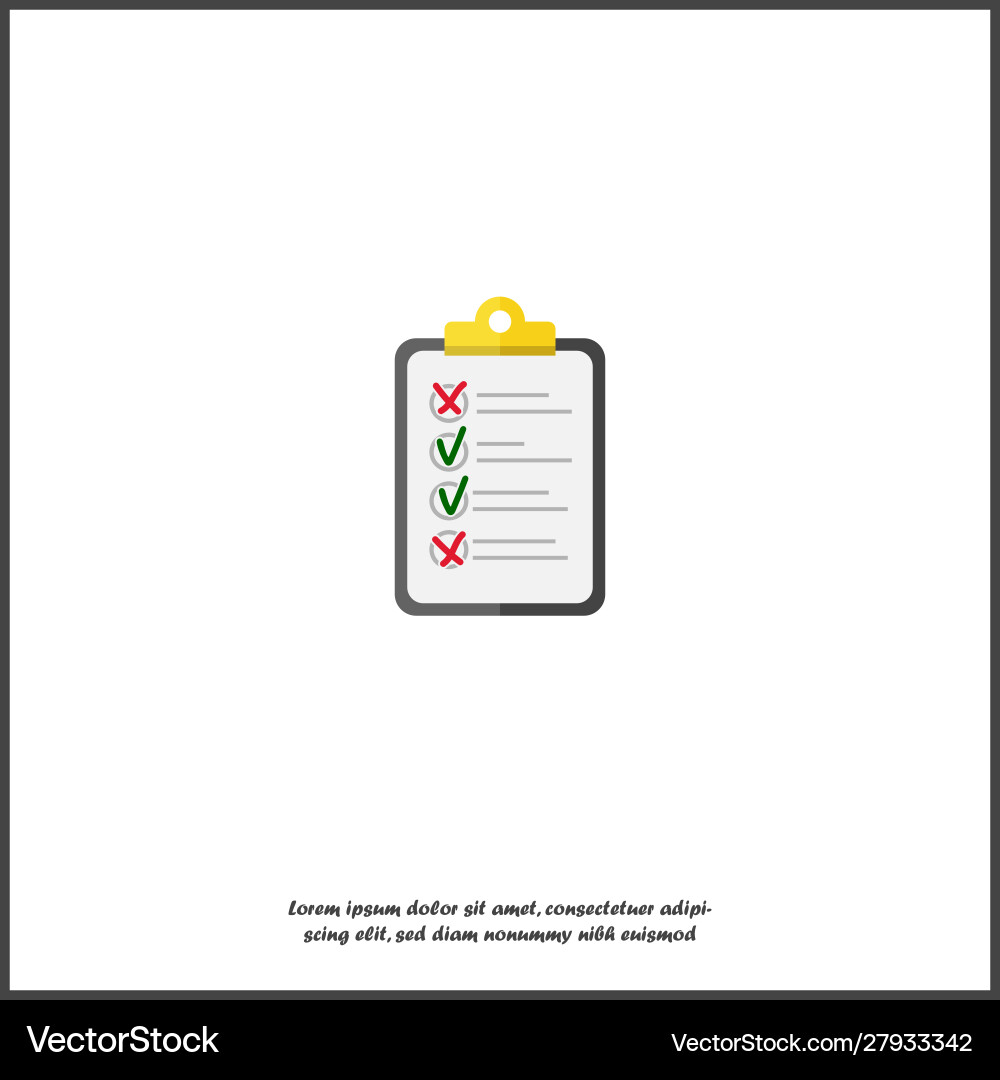 Clipboard and checklist with checkmarks Clipboard and checklist with checkmarks vector image
