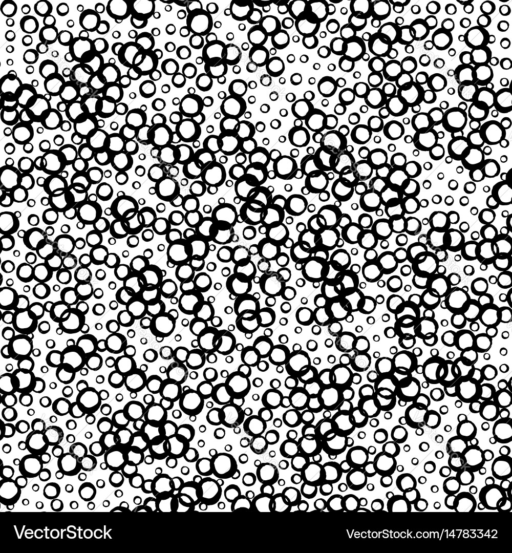 Ink Bubble Pattern vector image