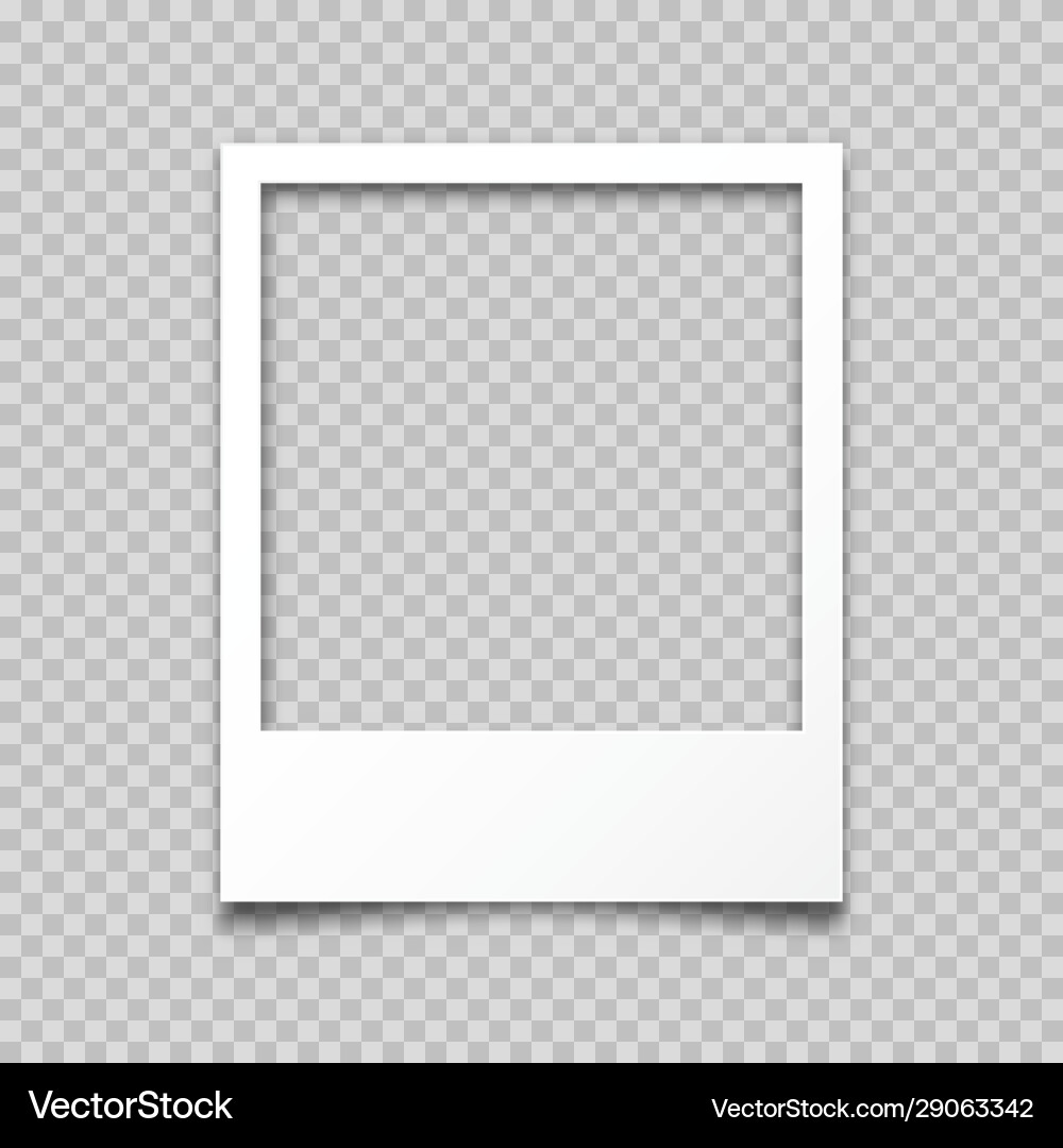 Realistische leere Fotokartenrahmen Filmset Retro Realistische leere Fotokartenrahmen Filmset Retro vektorbild