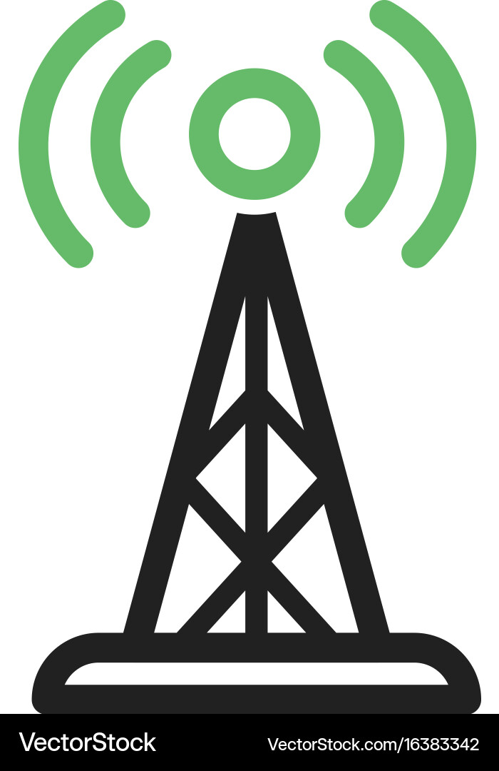 Telecom Tower Signal vector image