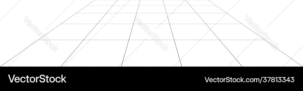 Abstract 3d grid mesh in perspective checkered Abstract 3d grid mesh in perspective checkered vector image