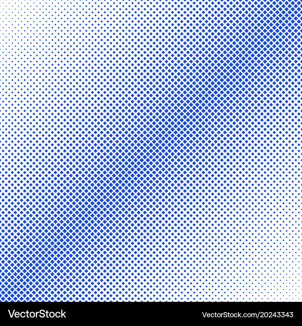 Geometric abstract halftone square pattern vector image