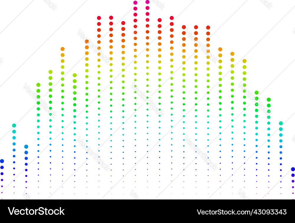 Sound wave equalizer eq graphical element Sound wave equalizer eq graphical element vector image
