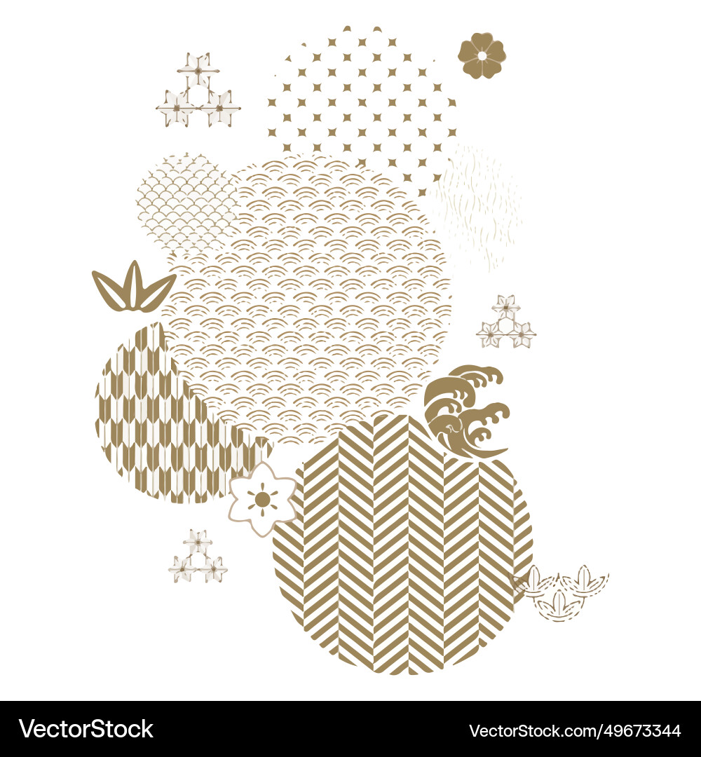 A flat minimal unique circular Vector Image