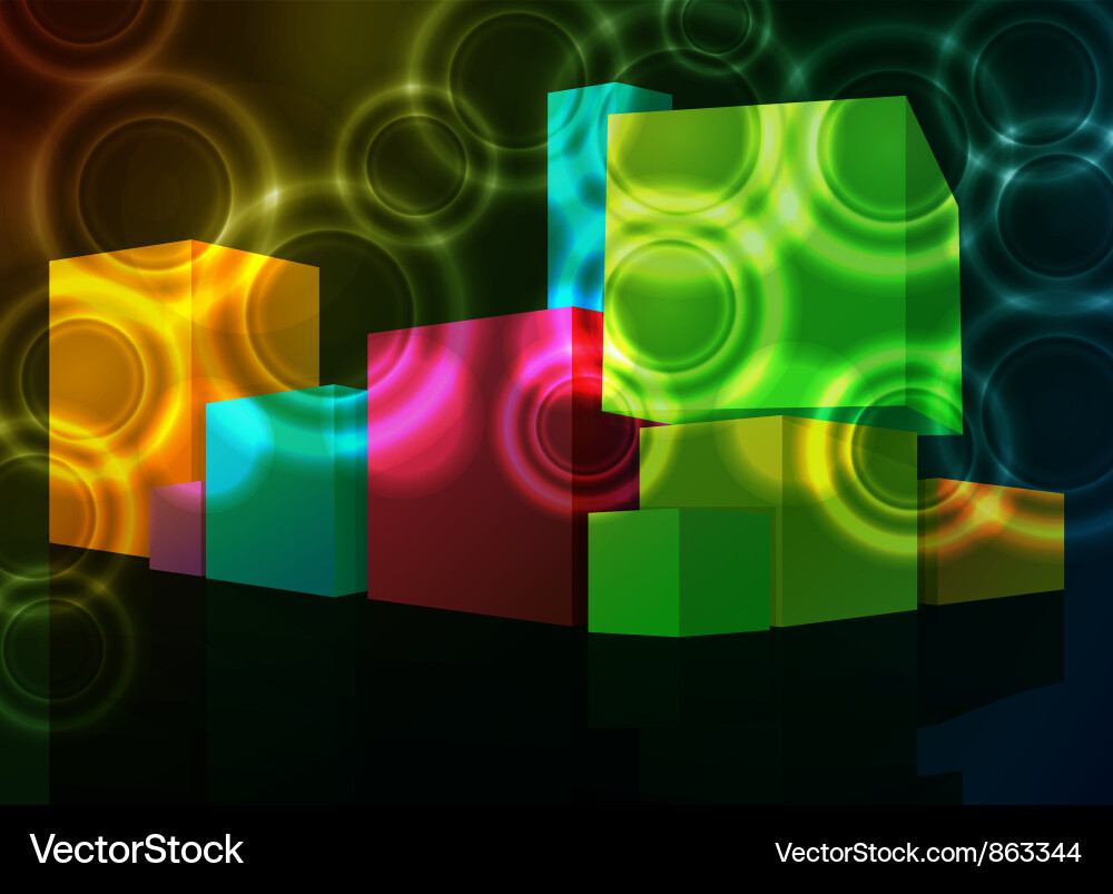 Abstract bokeh background Vector Image