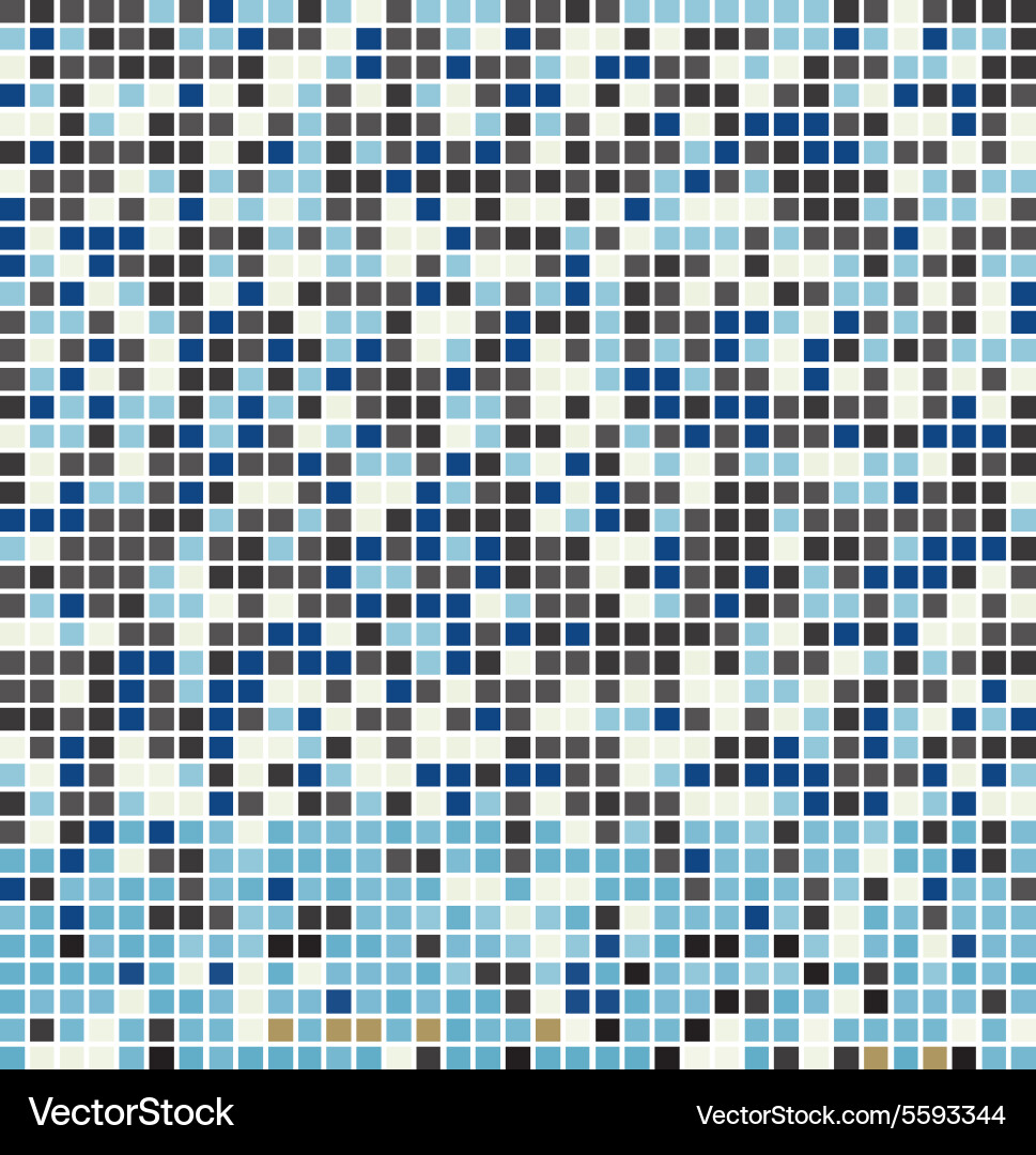 Abstract square pixel mosaic background Vector Image