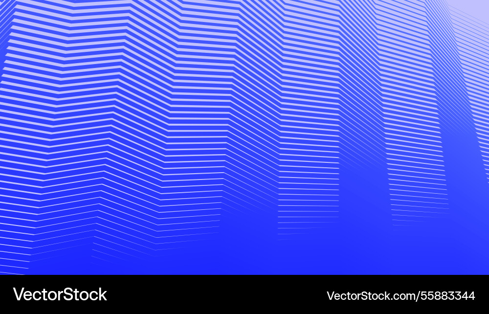 Blue zig zag pattern abstract background Vector Image