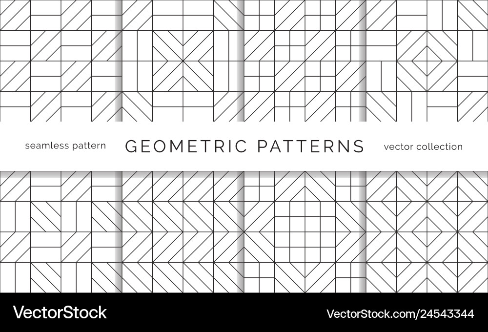 Geometric Abstract Patterns Vector Image