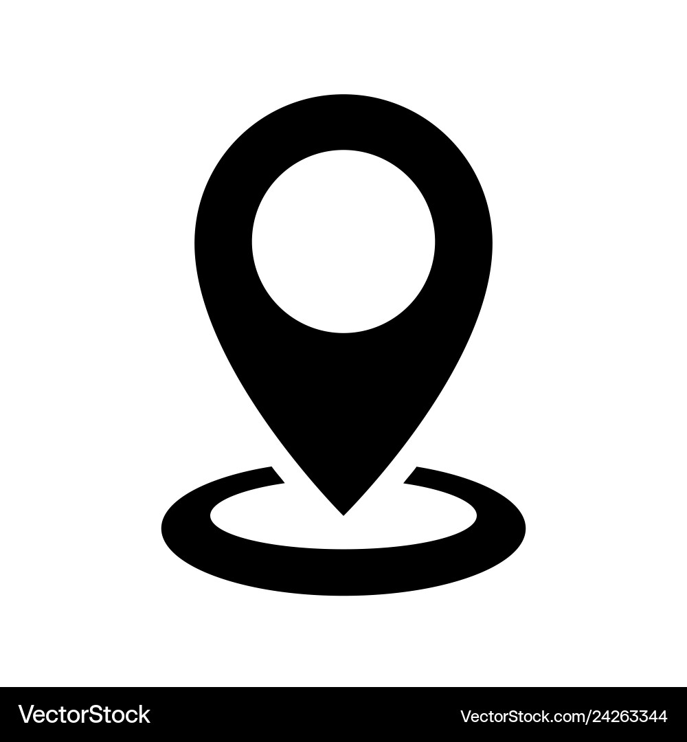 Location icon Royalty Free Vector Image - VectorStock