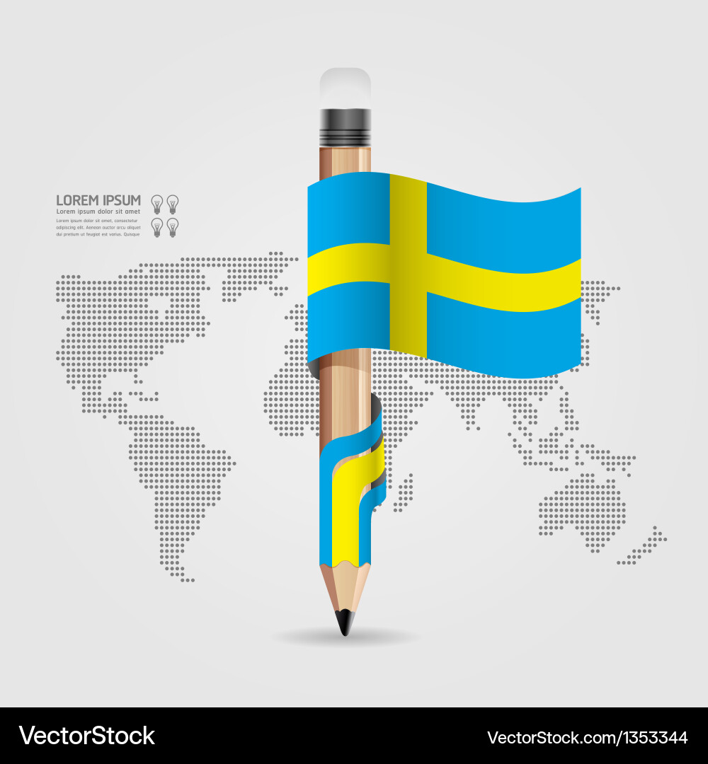 Modern design template flag style Vector Image