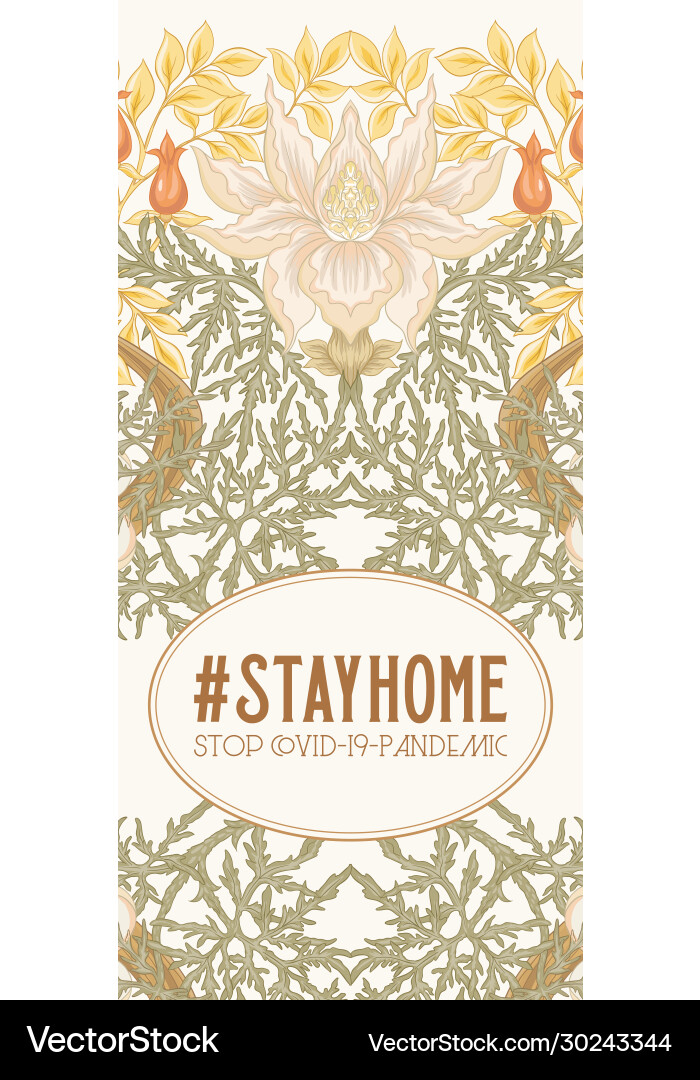 Slogan hashtag aufenthalt zuhause stop covid-19-pandemic Slogan hashtag aufenthalt zuhause stop covid-19-pandemic vektorbild