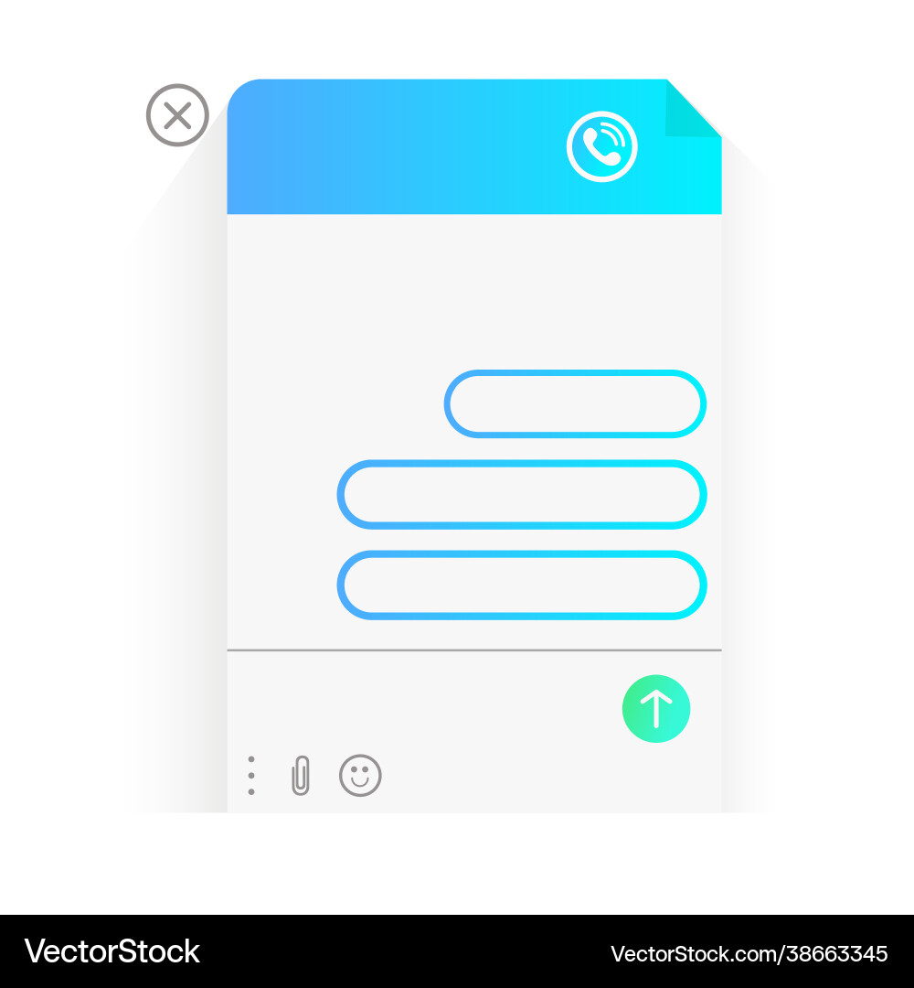 A pop-up online window to help user A pop-up online window to help user vector image