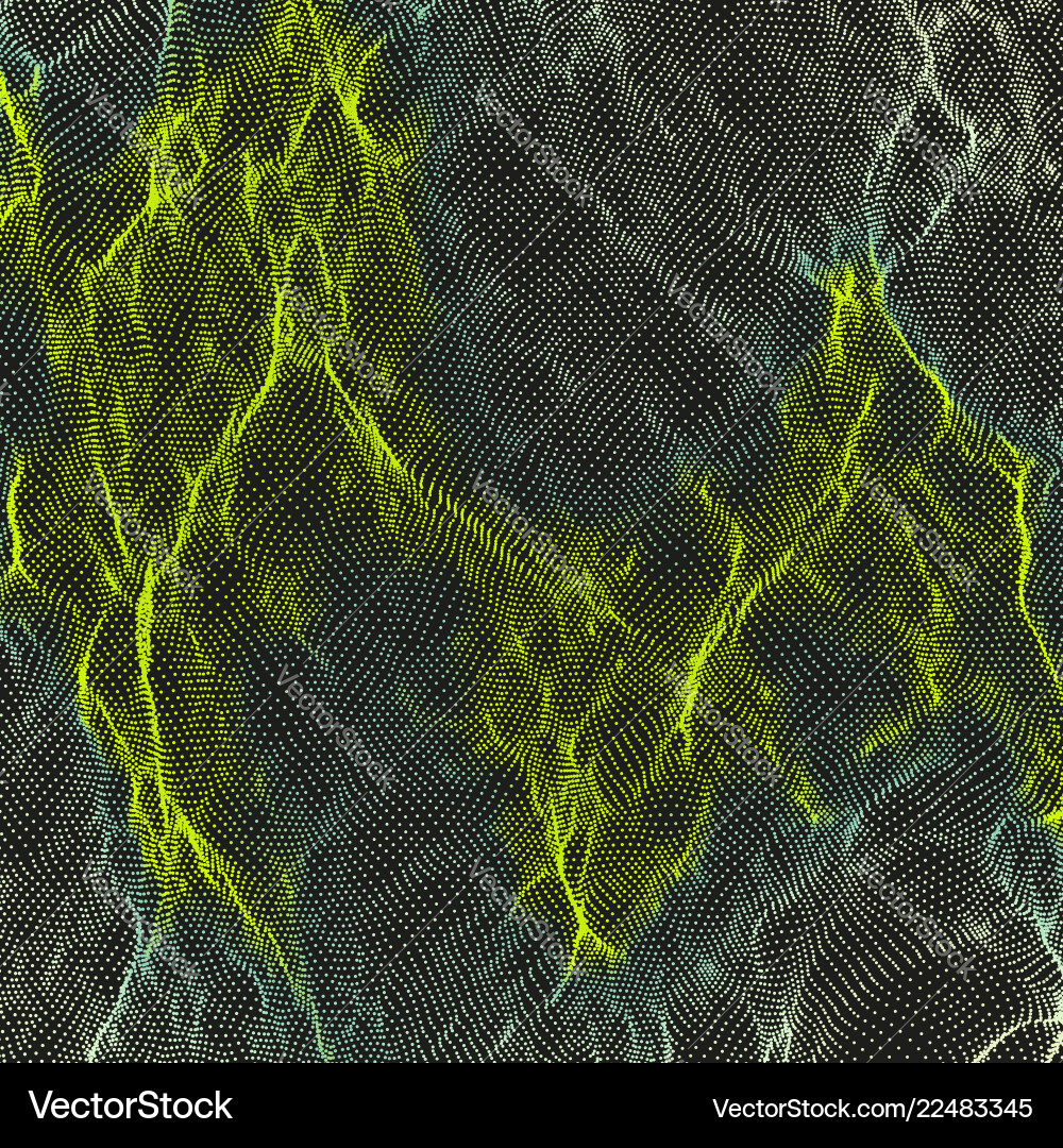 Dynamic Particle 3D Texture vector image