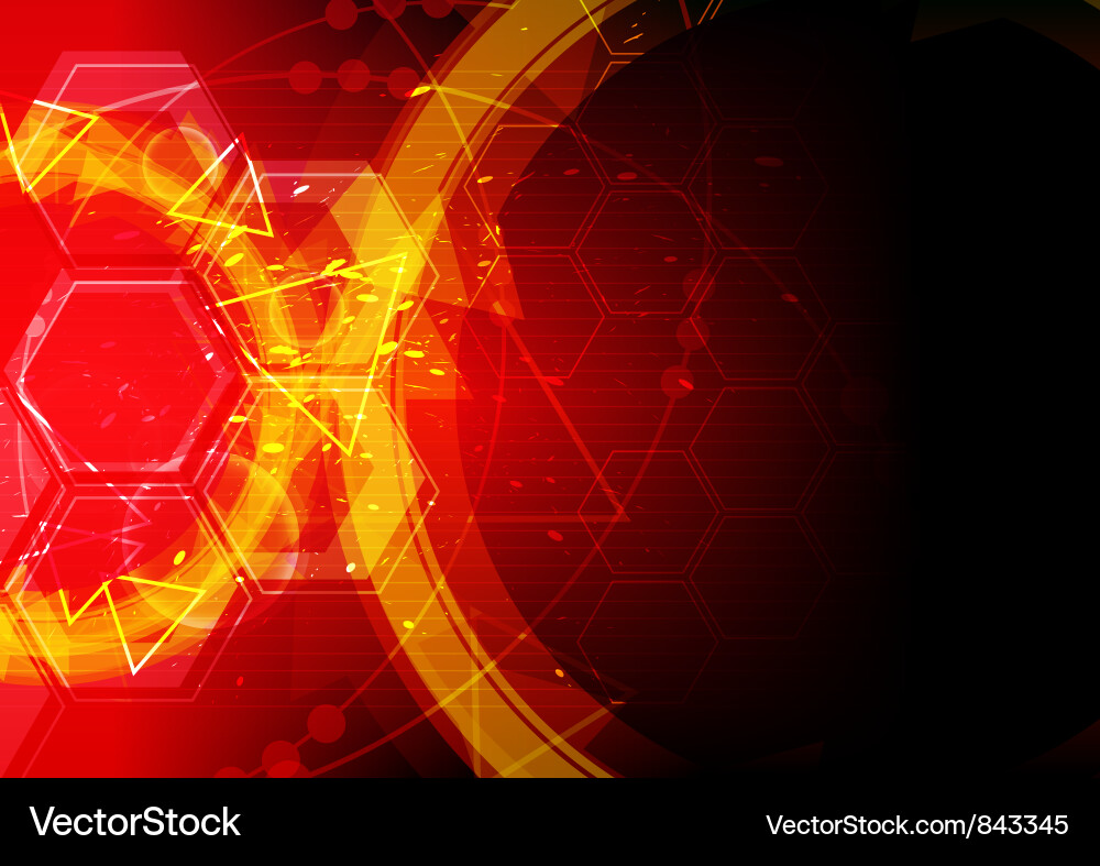 Dynamic Tech Background vector image