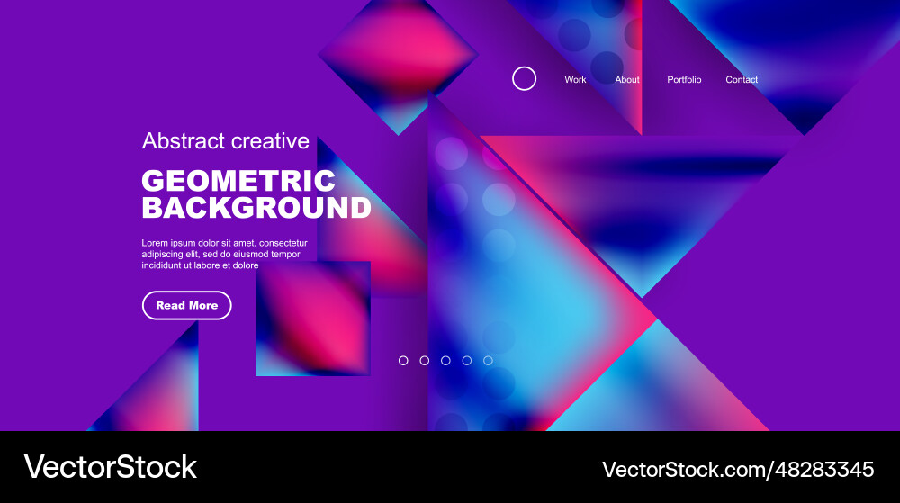 Triangle abstract background Vector Image