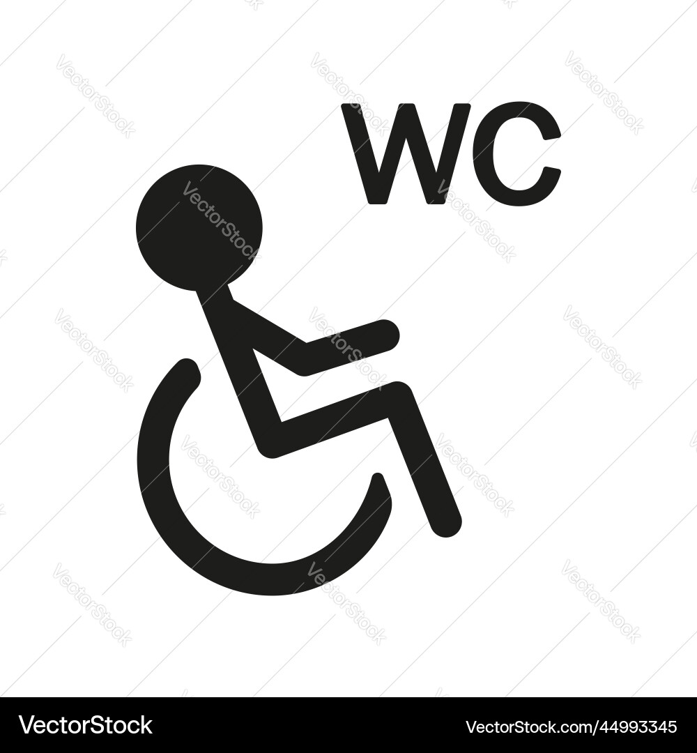 Wc wayfinding icons toilet Wc wayfinding icons toilet Vector Image