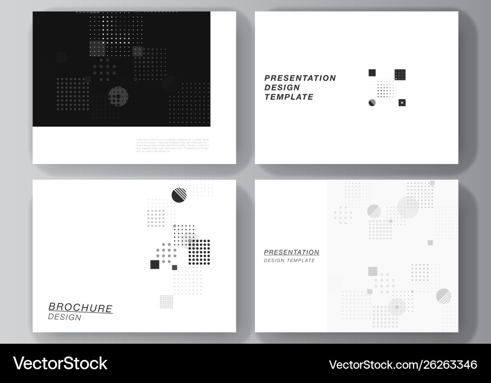 Abstract Presentation Slides vector image