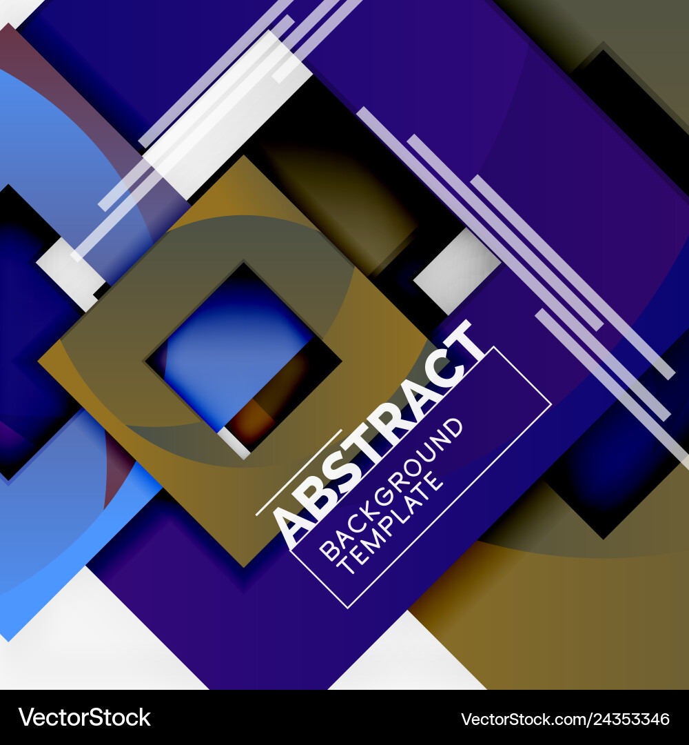 Geometric minimal abstract background Vector Image