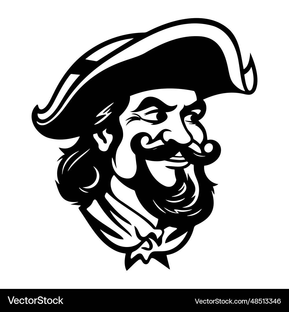 Man icon of a with beard Vector Image