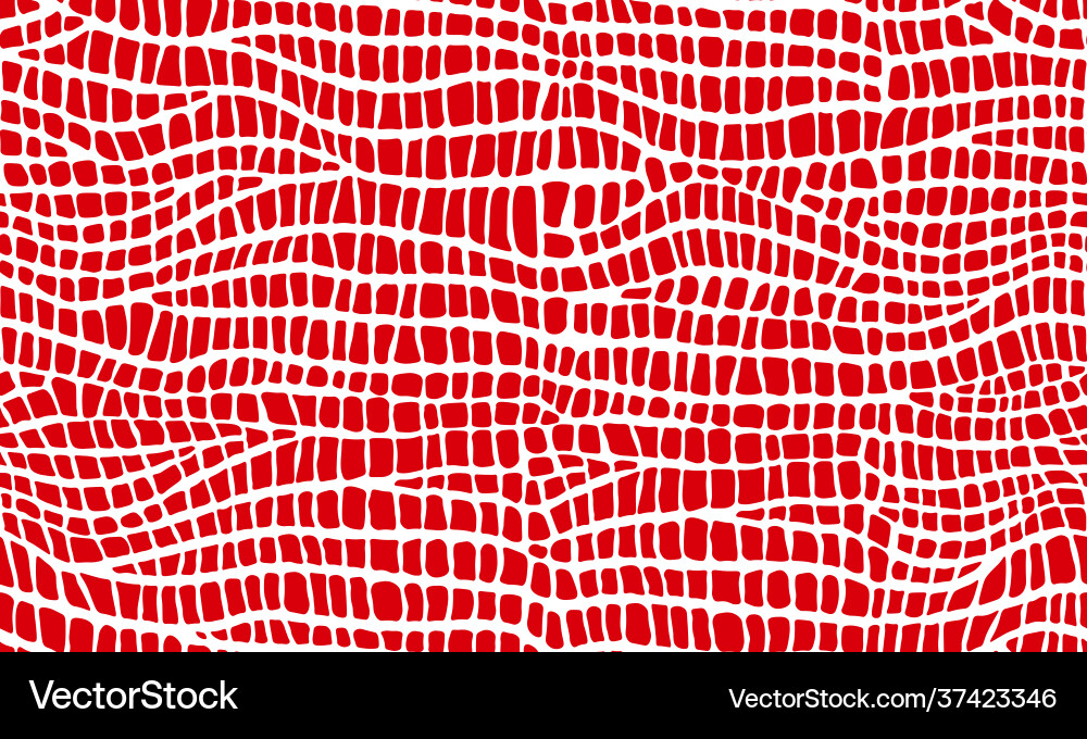 Modern Crocodile Pattern Vector Image