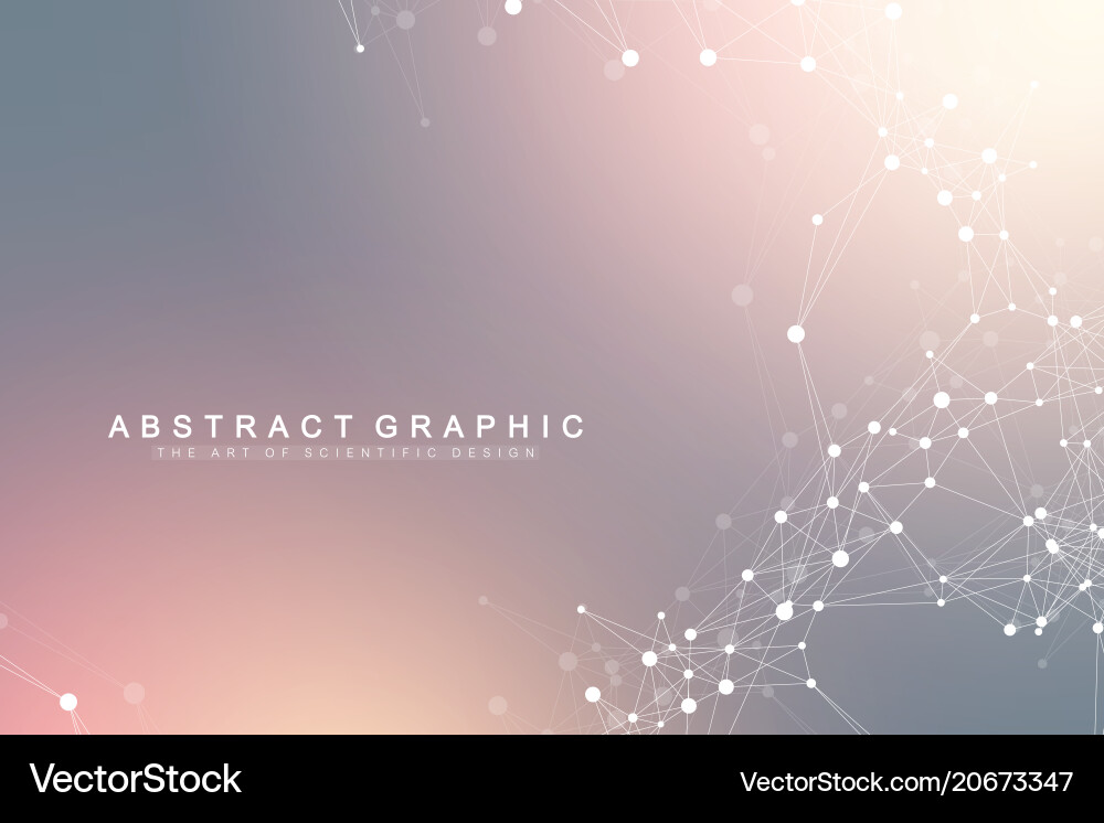 Abstract Neural Network Background vector image