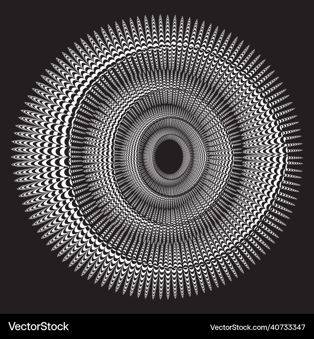 Abstract spiral pattern design element Abstract spiral pattern design element vector image