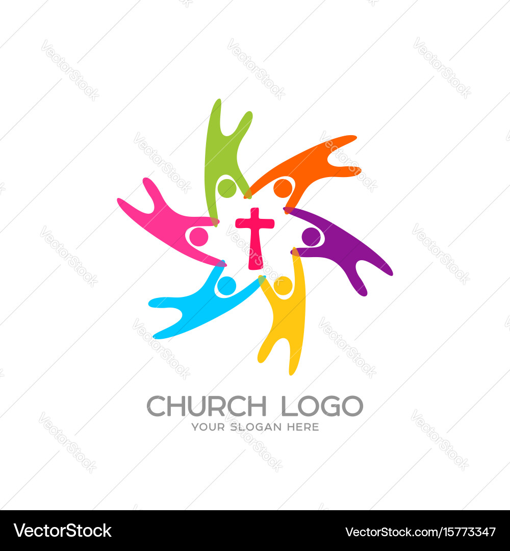 Christian Unity & Savior vector image