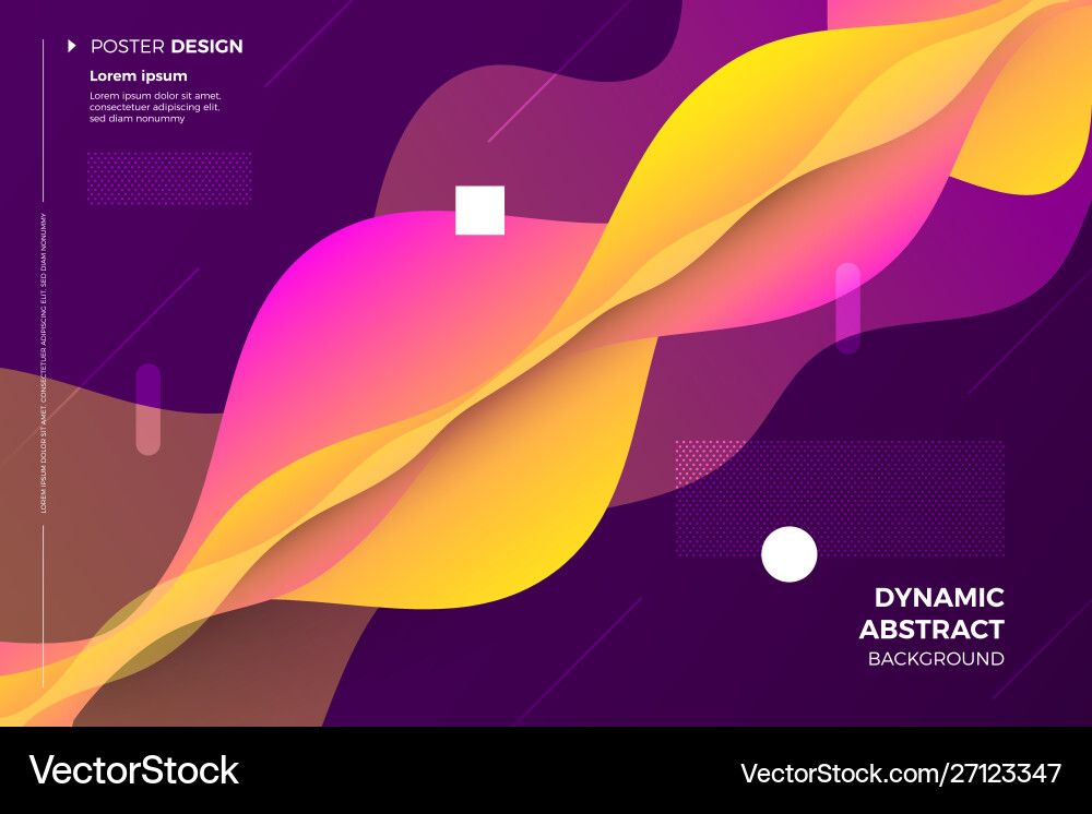Dynamic Abstract Background vector image