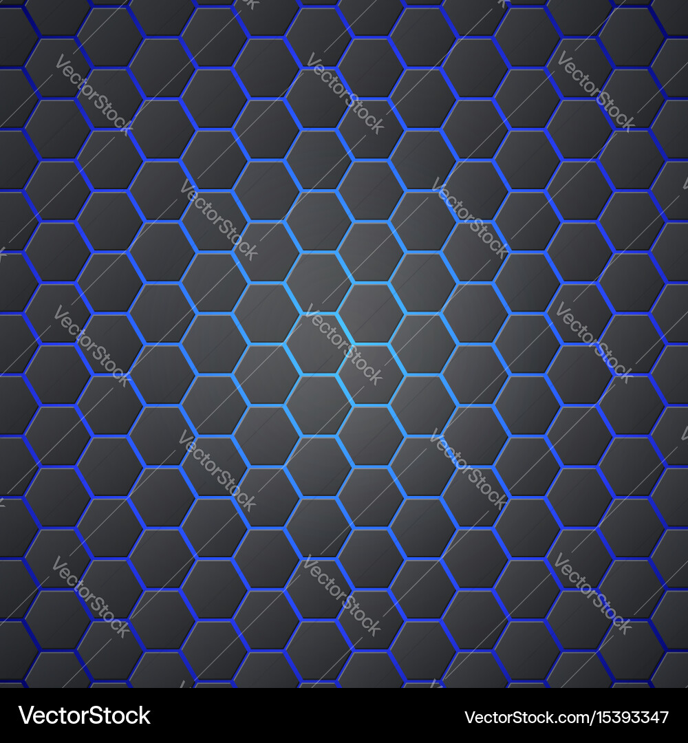 Hexagonal Honeycomb Pattern vector image