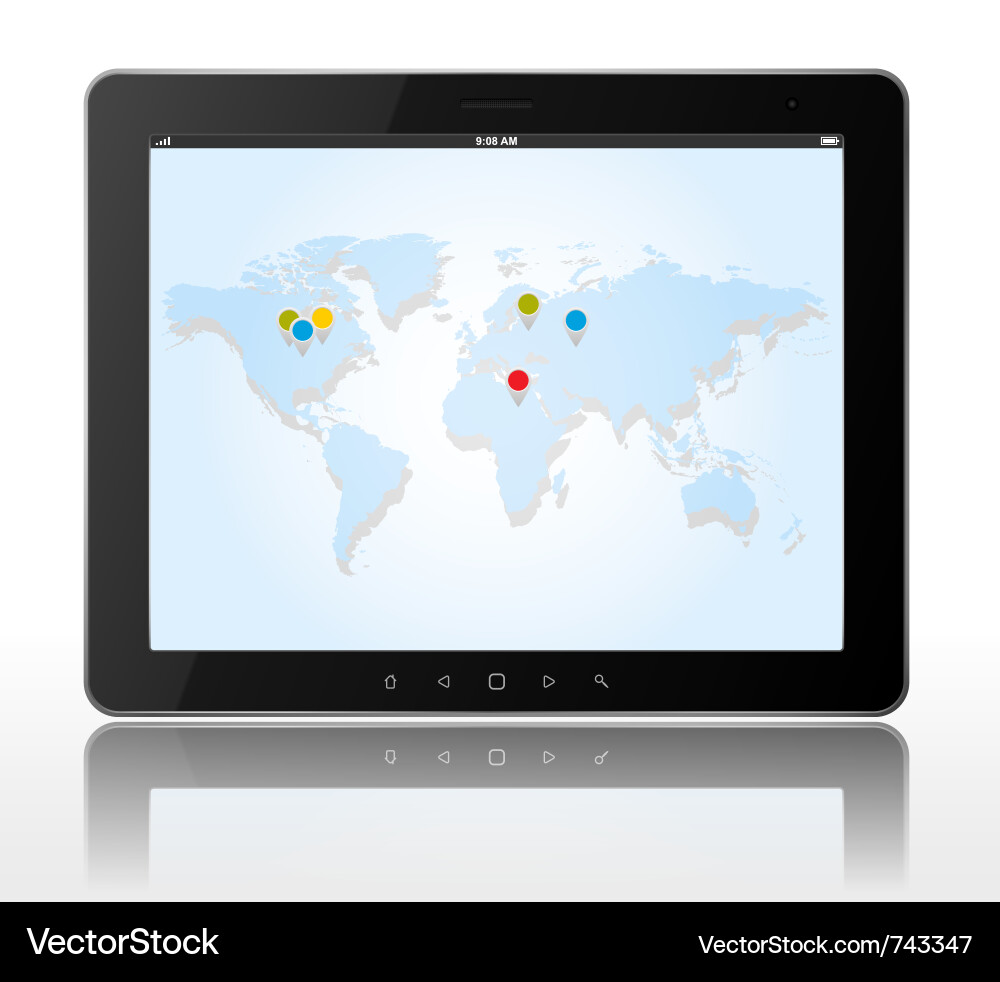 Tablet computers vector image