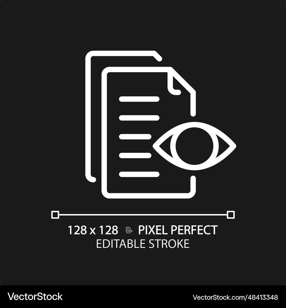 2d customizable preview document thin linear 2d customizable preview document thin linear vector image