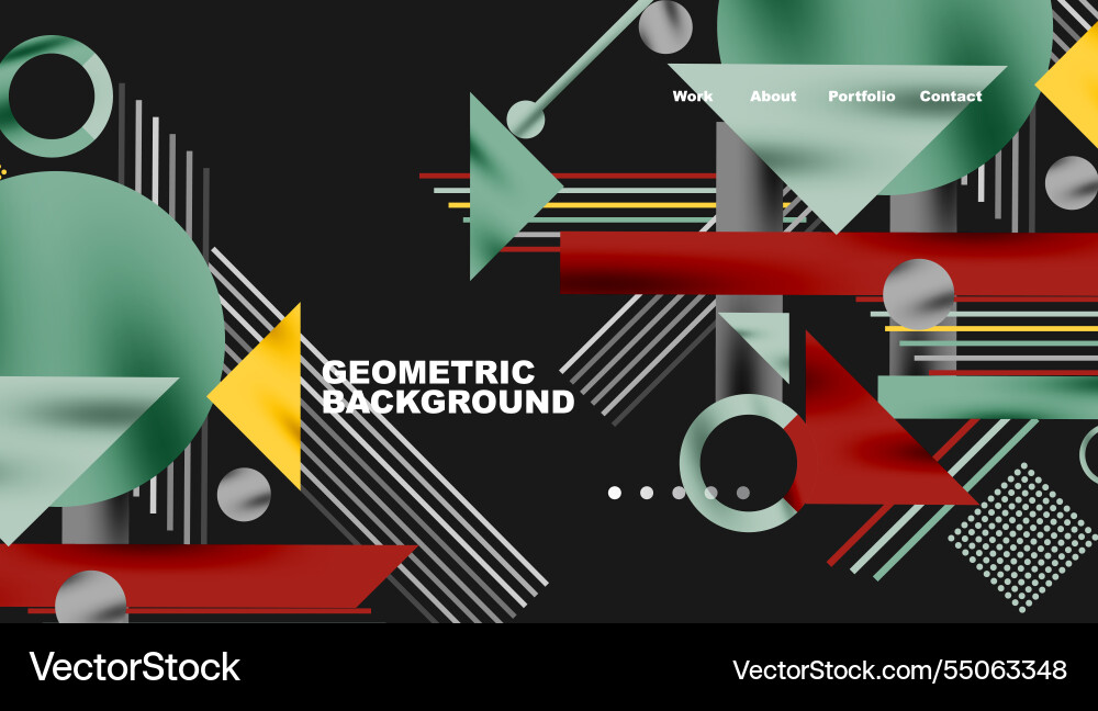 Geometric background showcasing sharp lines Geometric background showcasing sharp lines Vector Image