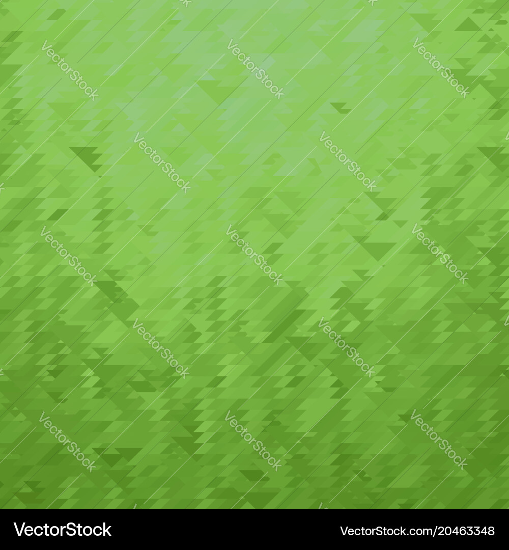 Green polygonal background triangular pattern Vector Image