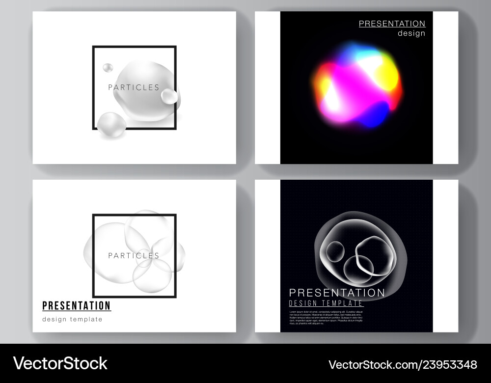 Layout of the presentation slides Layout of the presentation slides vector image