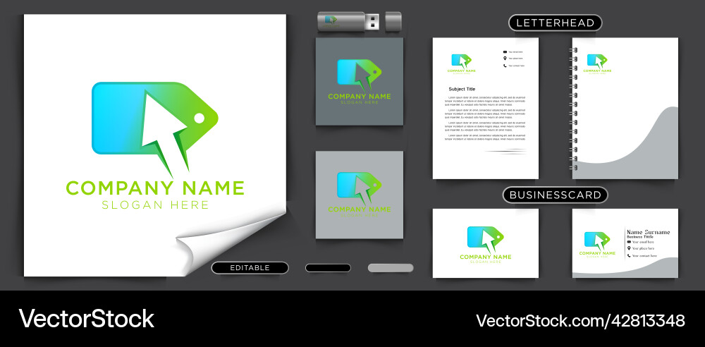Pointer arrow click and prize tag online shop vector image