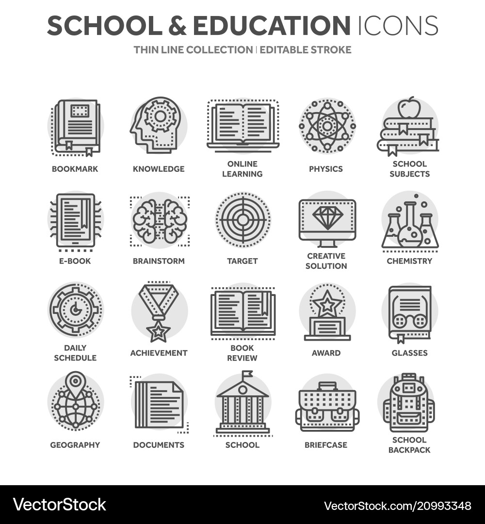 School education university study learning School education university study learning vector image