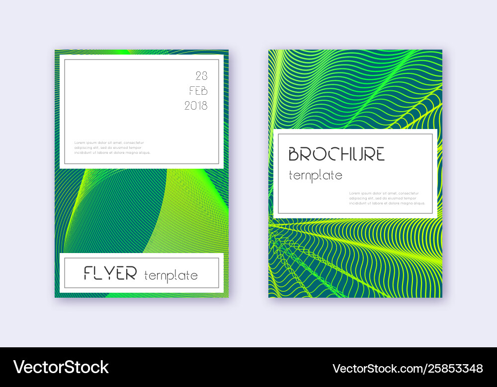 Stilvolle Cover-Design-Vorlage grün abstrakt Stilvolle Cover-Design-Vorlage grün abstrakt vektorbild