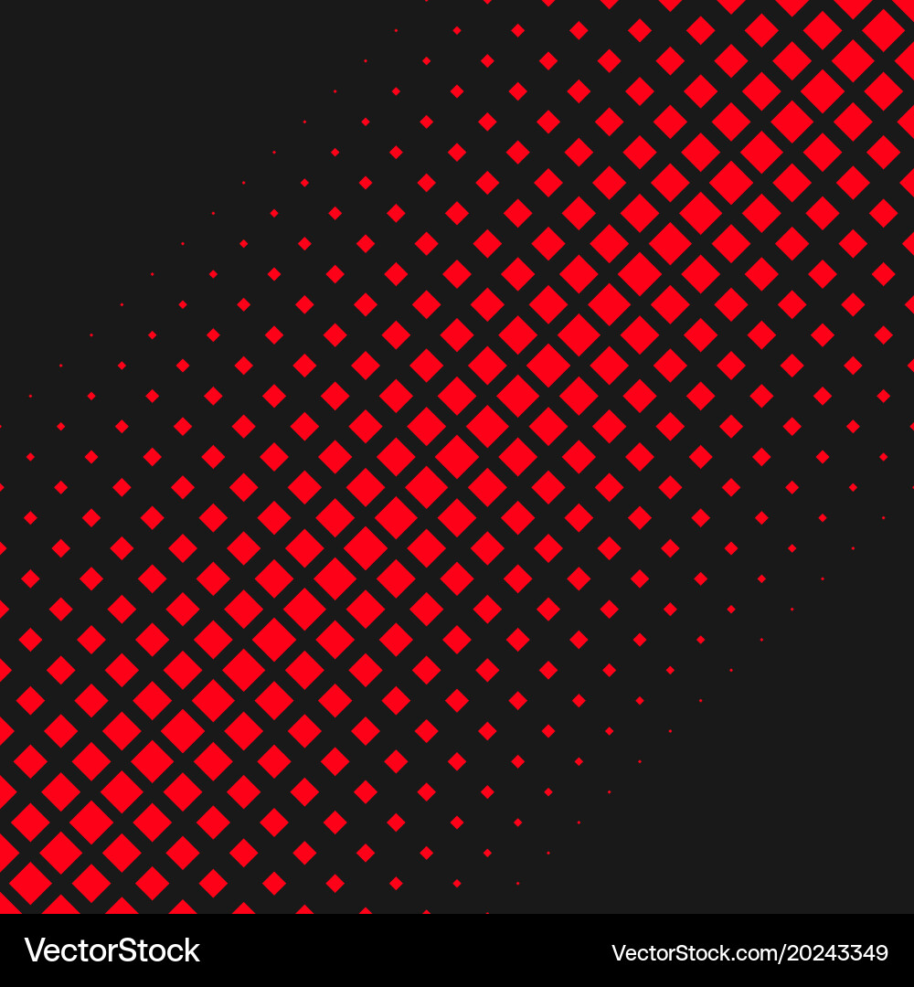 Halftone square background pattern design vector image