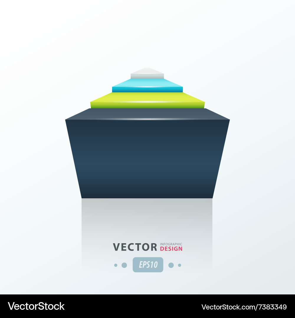 Modern abstract triangle Vector Image