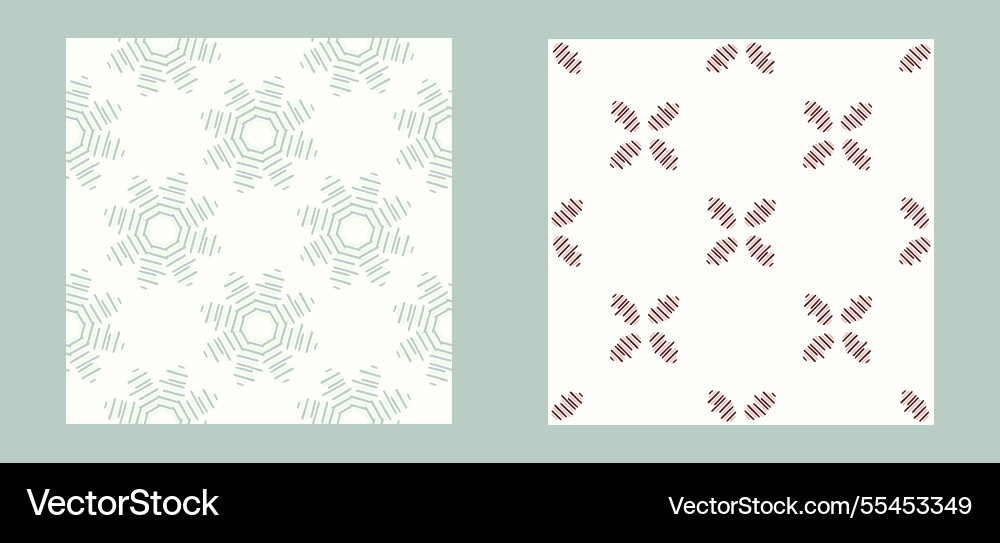 Simple modern scandi shape seamless pattern Simple modern scandi shape seamless pattern vector image