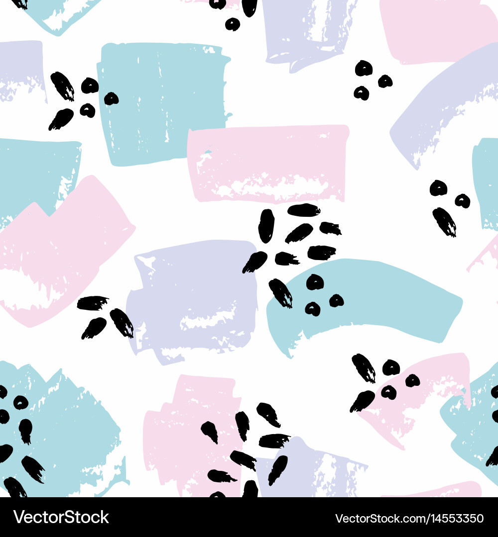 Brushstroke Pattern - Abstract Seamless vector image