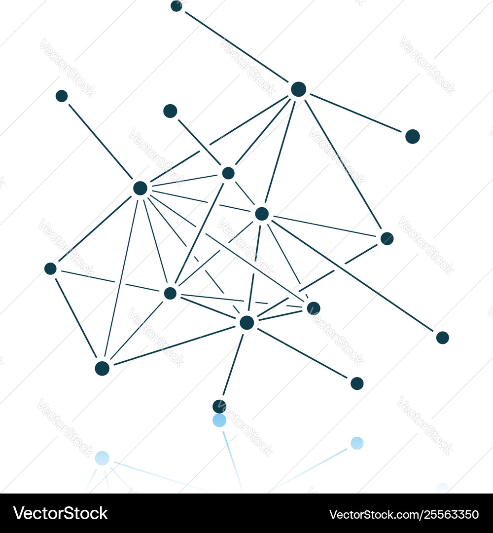Connection net icon Connection net icon vector image