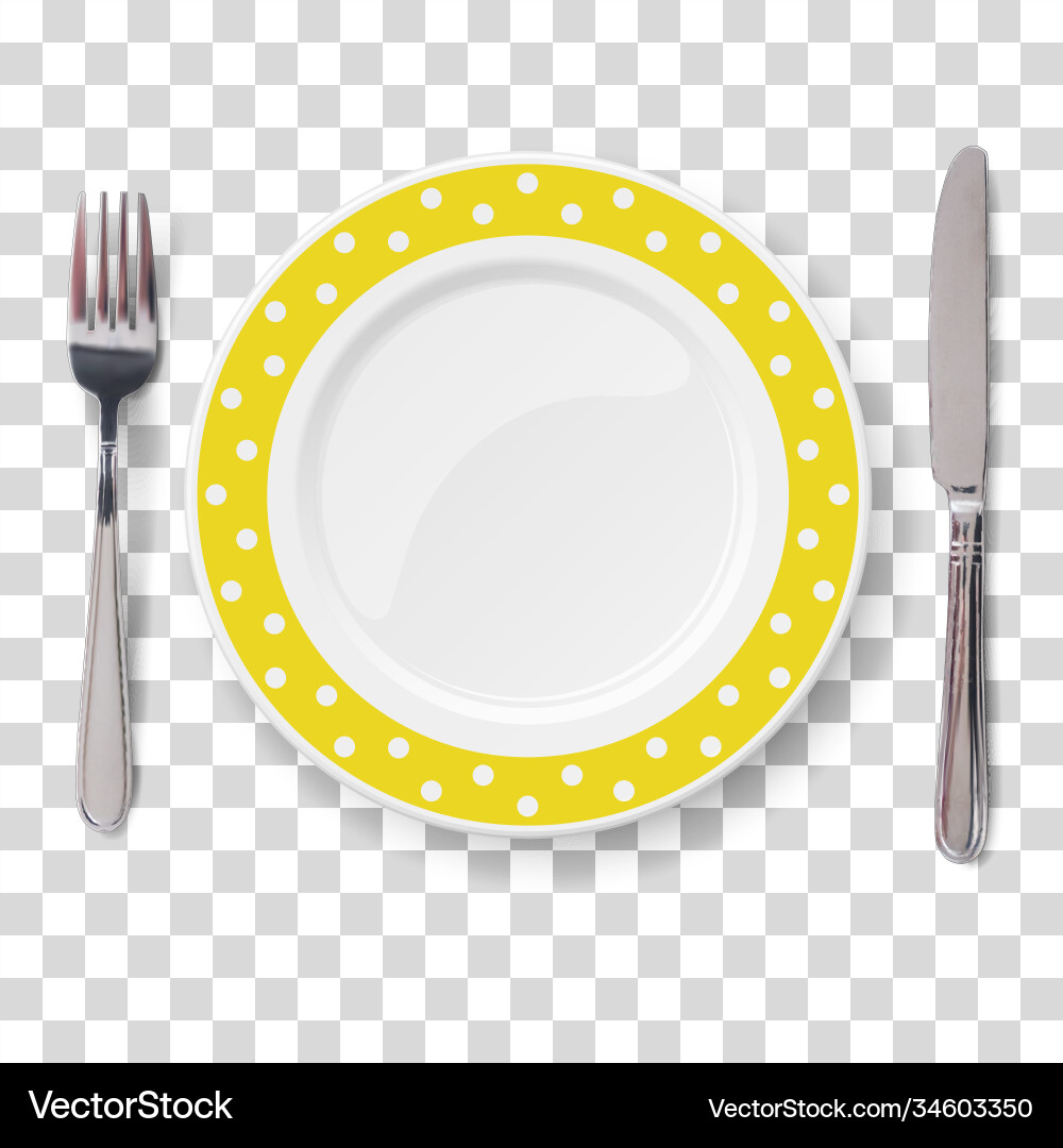 Empty yellow with polka dot color pattern Empty yellow with polka dot color pattern vector image