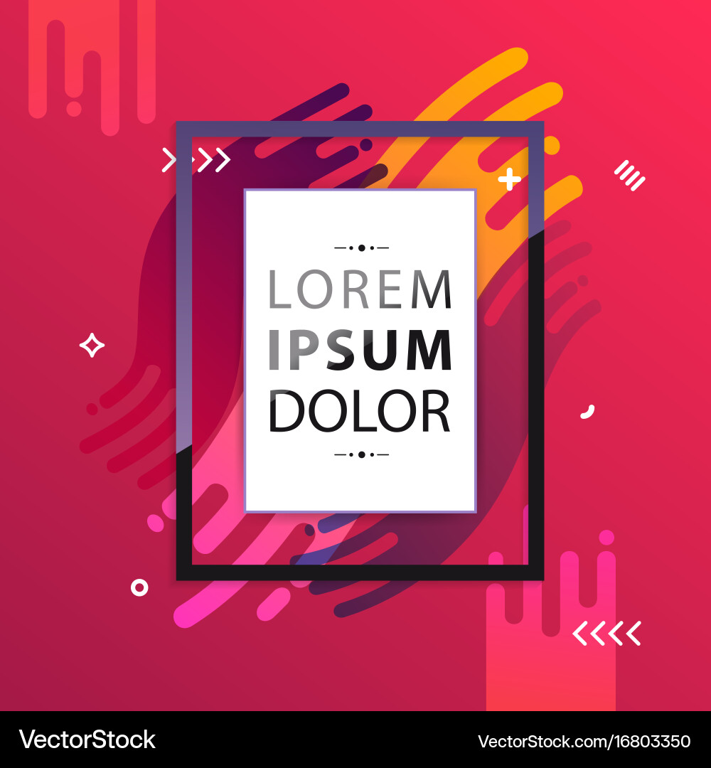 Frame for your text vector image