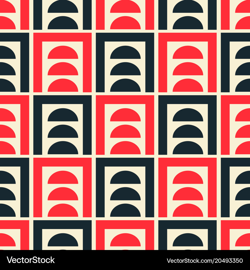 Visual distortion seamless pattern vector image
