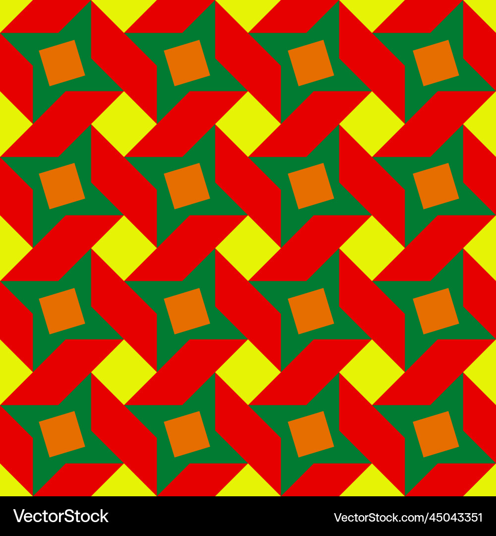 Abstract geometric background seamless pattern vector image