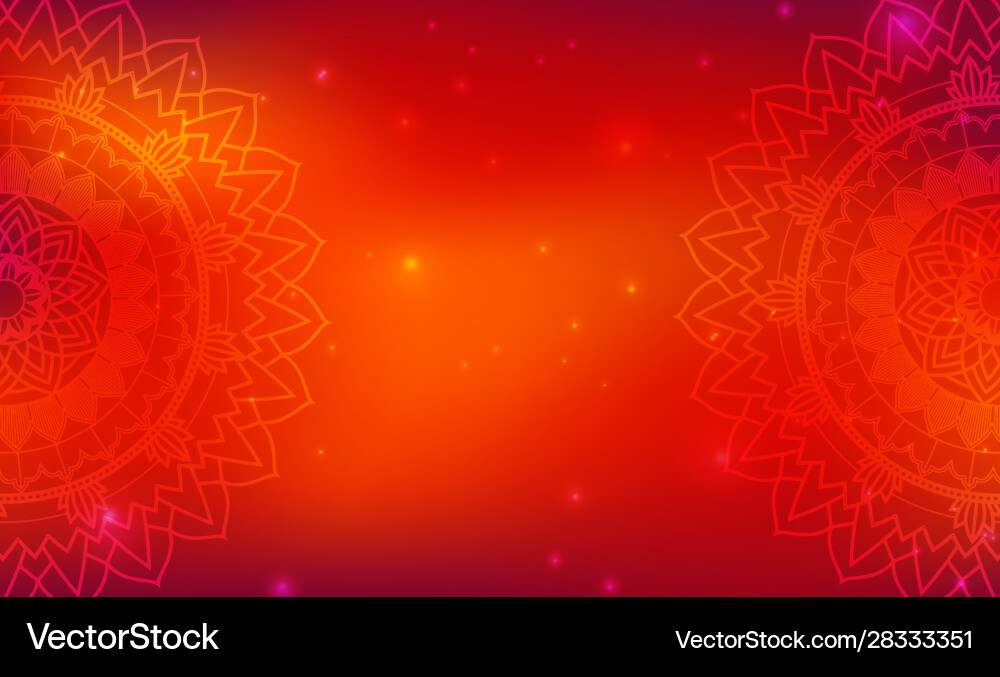 Background theme with mandala patterns Background theme with mandala patterns Vector Image