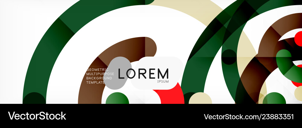 Circular lines design background Vector Image